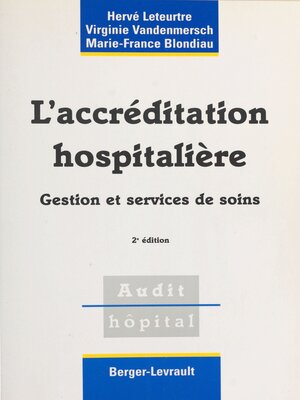 cover image of L'accréditation hospitalière